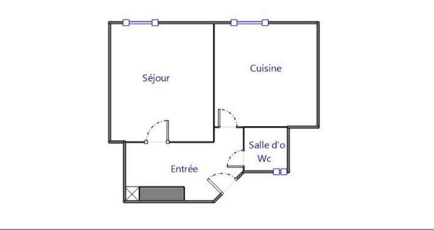 LYON-7E-ARRONDISSEMENT Appartement Lyon 1 pièce(s) 32.58 m2 1