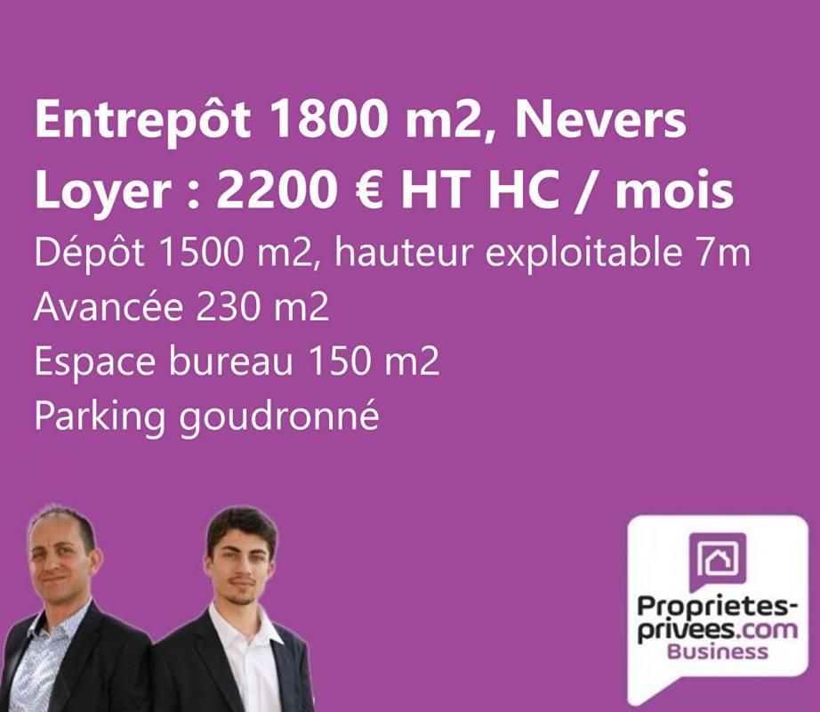 NEVERS NEVERS - LOCATION ENTREPOT 1800 M2 1