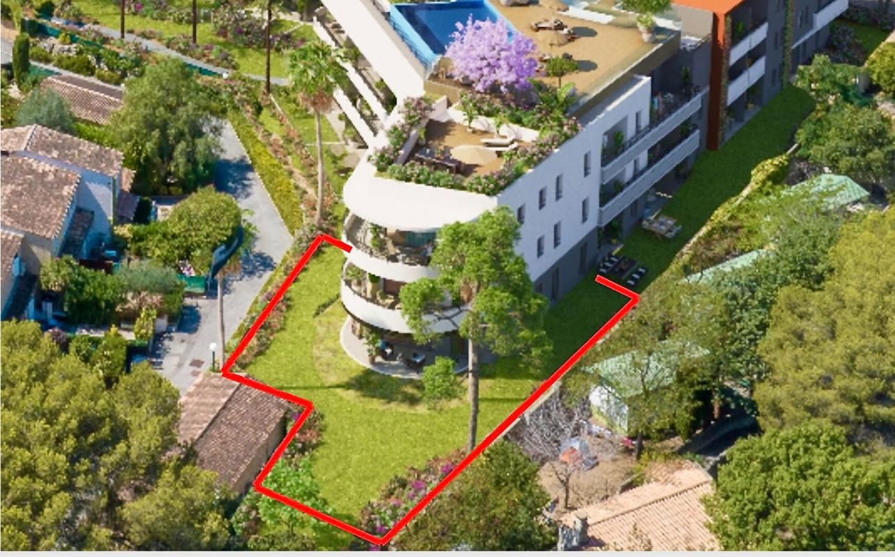 VILLENEUVE-LOUBET Appartement 4 pièces 77m2, jardin 311 m2, résidence avec piscine 2