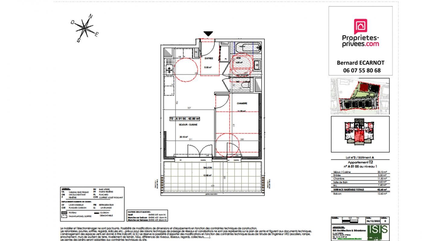 SAINT-PAUL-DE-VARCES Programme neuf St Paul De Varces T2 pièce(s) 42.6 m2 4