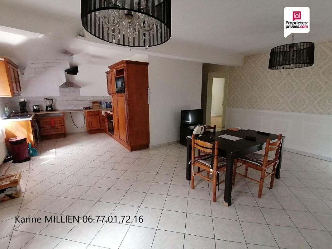 SAINT GEORGES MOTEL 27710 Maison de plain-pied - 2 chambres - combles aménageables - garage - terrain - 166 000 HAI