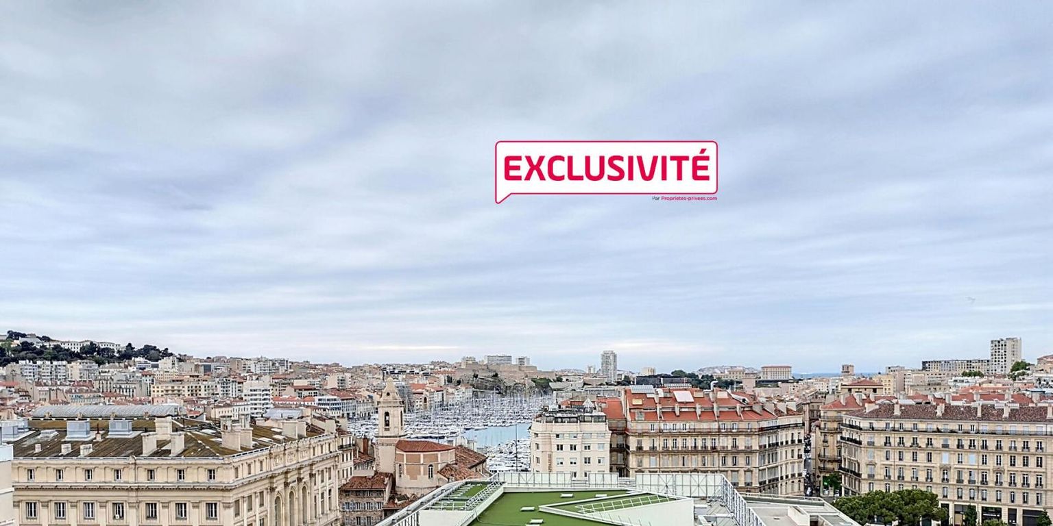 Marseille (13001) BOURSE - VIEUX PORT - Exclusivité - T3/4 A LOUER MEUBLE - VUE  PANORAMIQUE