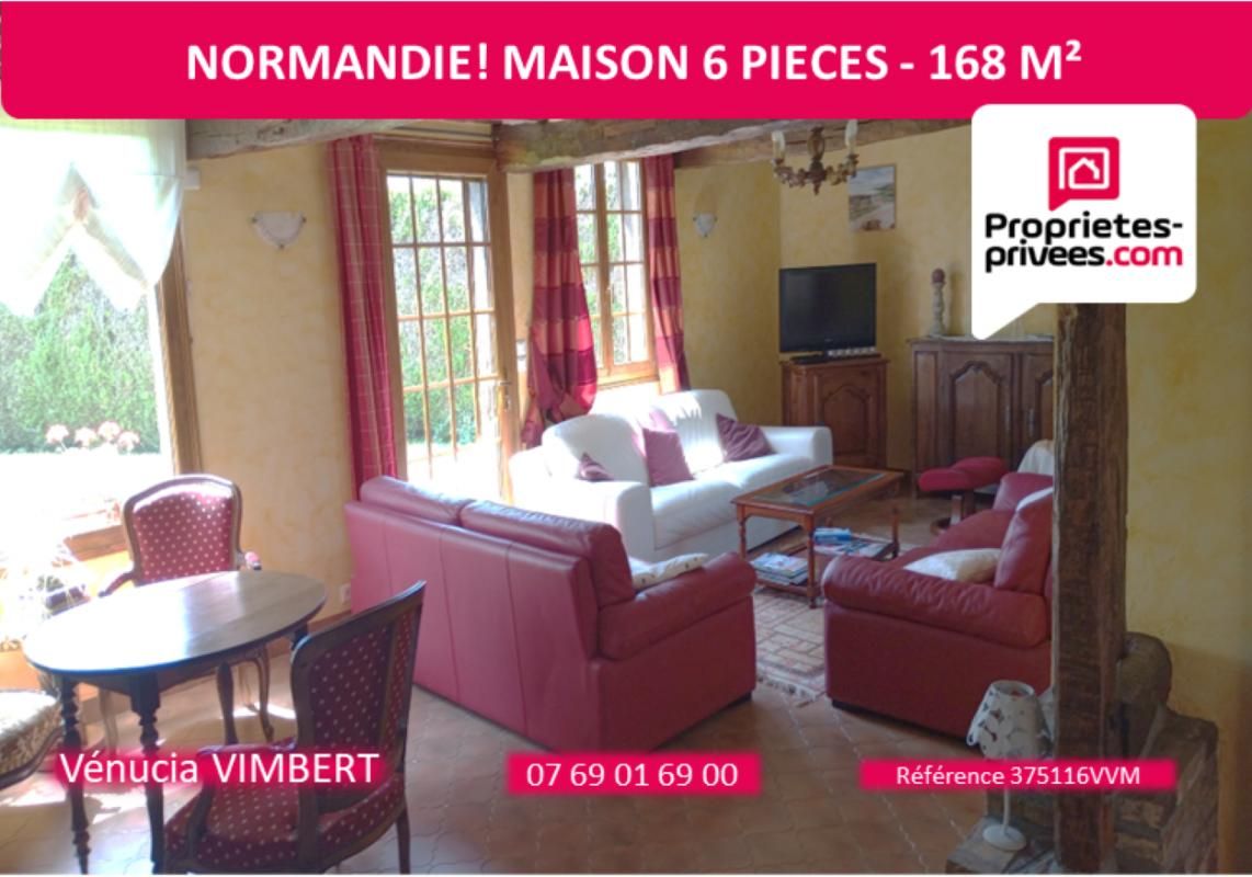 AUBERMESNIL-AUX-ERABLES Campagne Normande, Maison 6 pièces, 168 m2 3