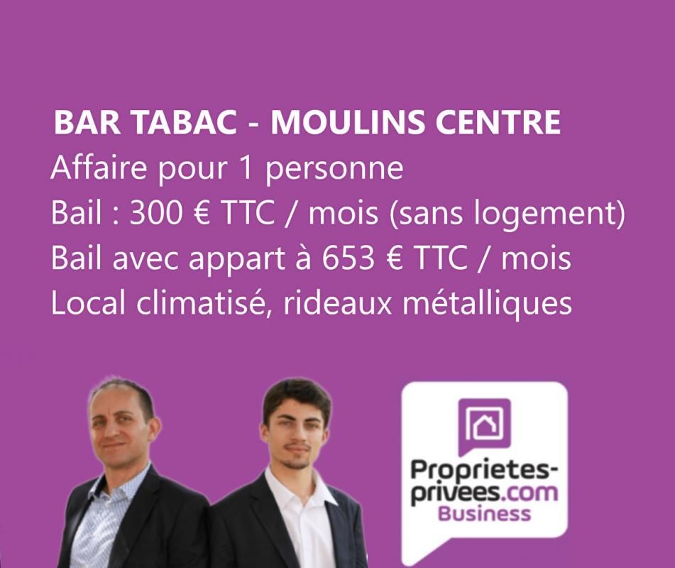 MOULINS MOULINS CENTRE - BAR TABAC, LOGEMENT 1