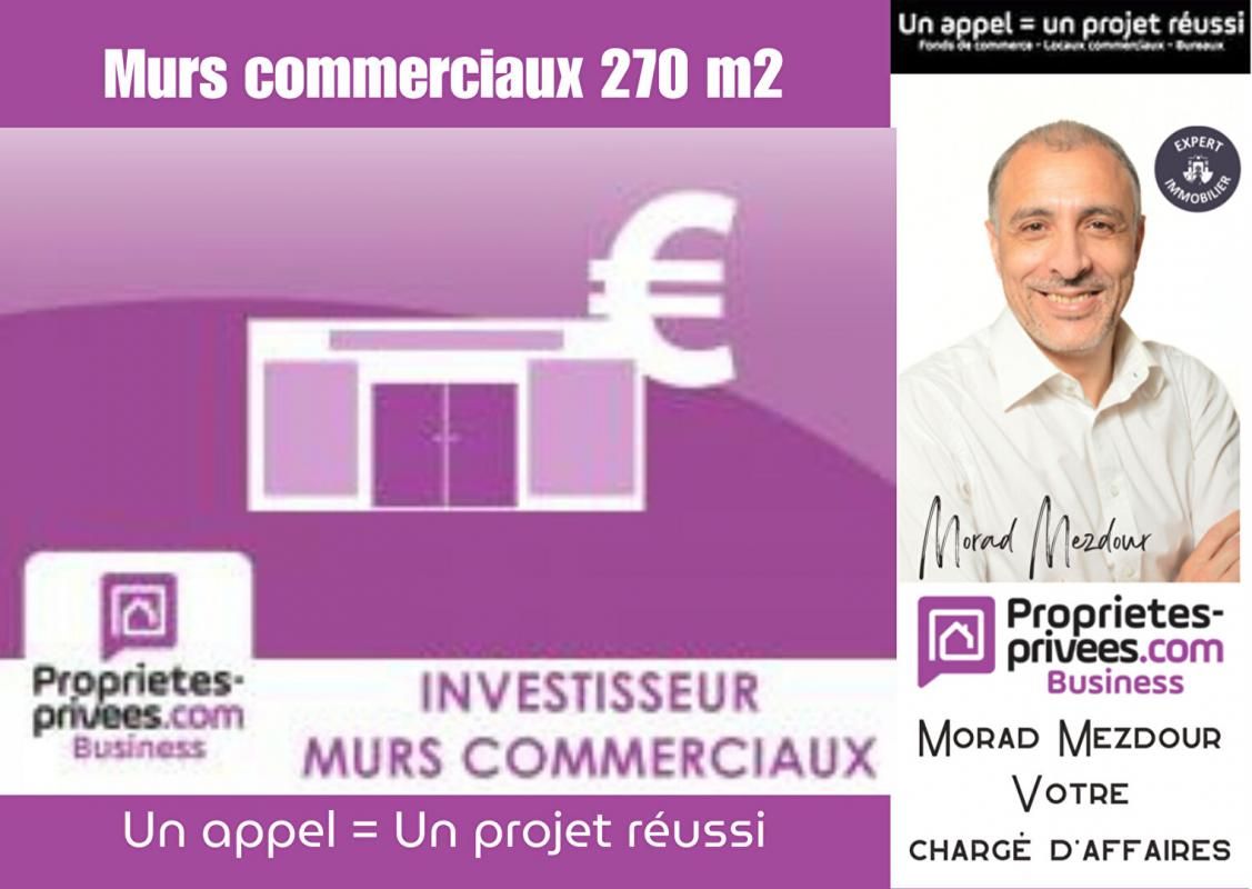 ROUBAIX - MURS COMMERCIAUX 270 M² + 10 places parking