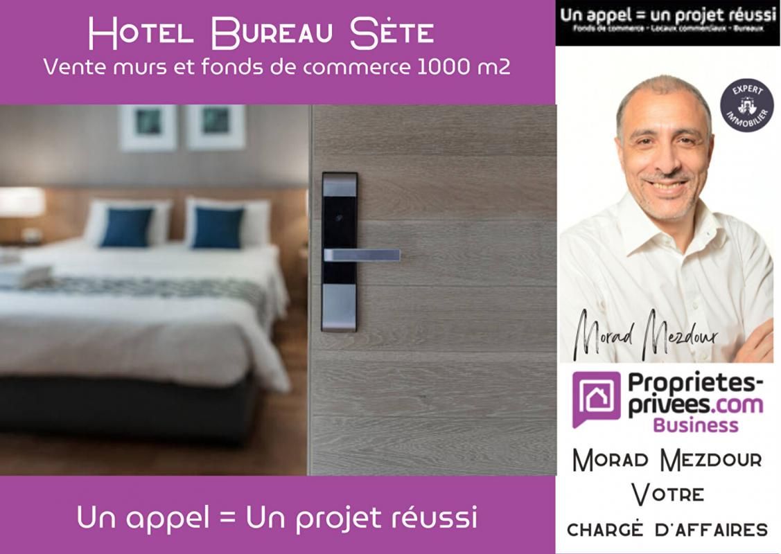 SECTEUR MONTPELLIER - MURS ET FONDS HOTEL BUREAU 2*