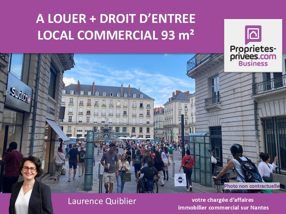 NANTES 44000 NANTES - LOCAL COMMERCIAL 93  m² A LOUER + DROIT D'ENTREE 1