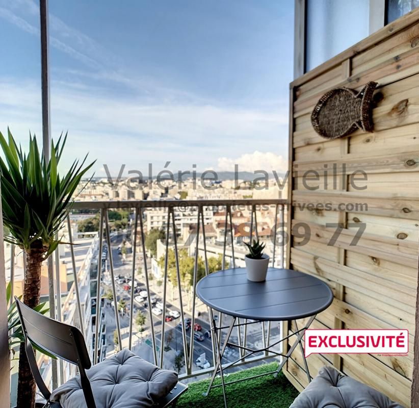 Marseille (13005) - CAMAS / TIMONE - Exclusivité - T2 location meublée avec VUE IMPRENABLE