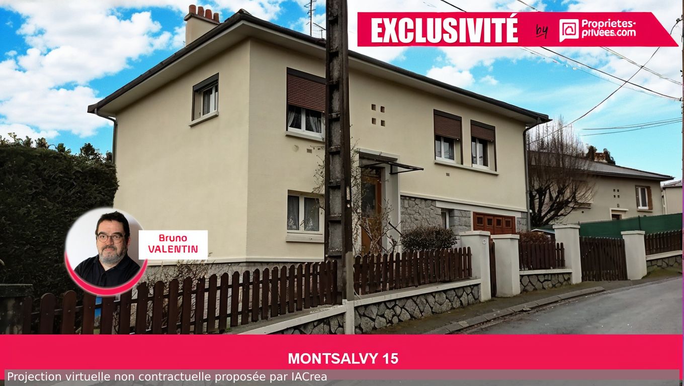 MONTSALVY Maison de 105 m²  -  5 pièces 4 chambres 800m² de terrain dans la Chataigneraie 1