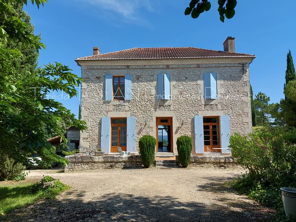 CLAIRAC Propriété : Maison en pierre  du 19ème, 7 pièce(s) 215 m2 avec Etang, Parc, Vue 4