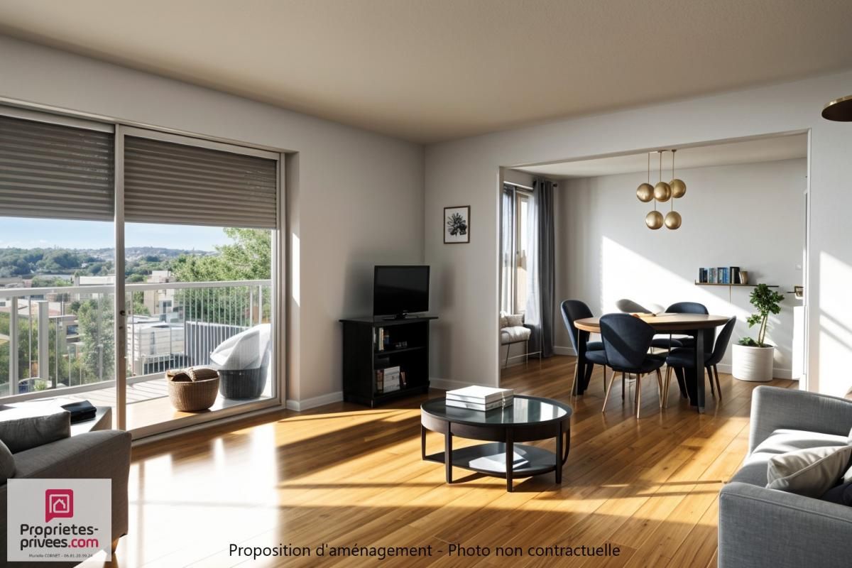 BORDEAUX Caudéran - Grand appartement avec parking, cave et vaste terrasse