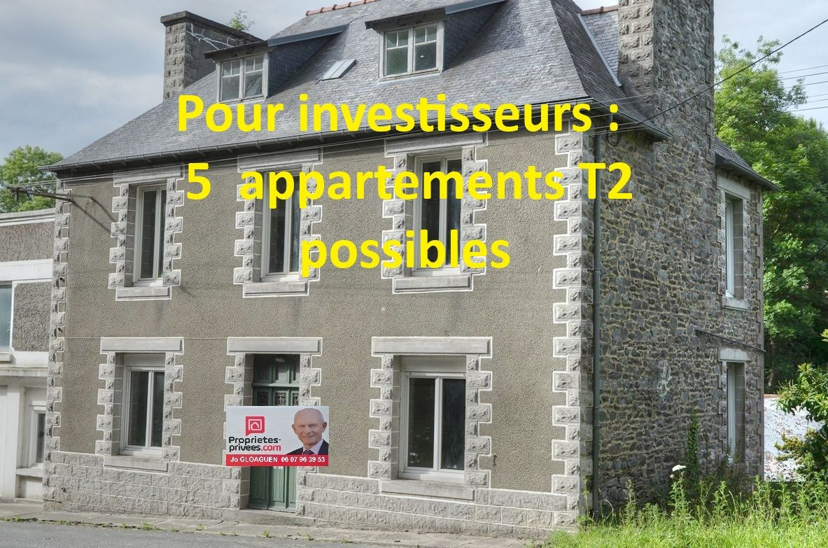 Maison en pierres de 163 m3 aménageable en 5 appartements T2