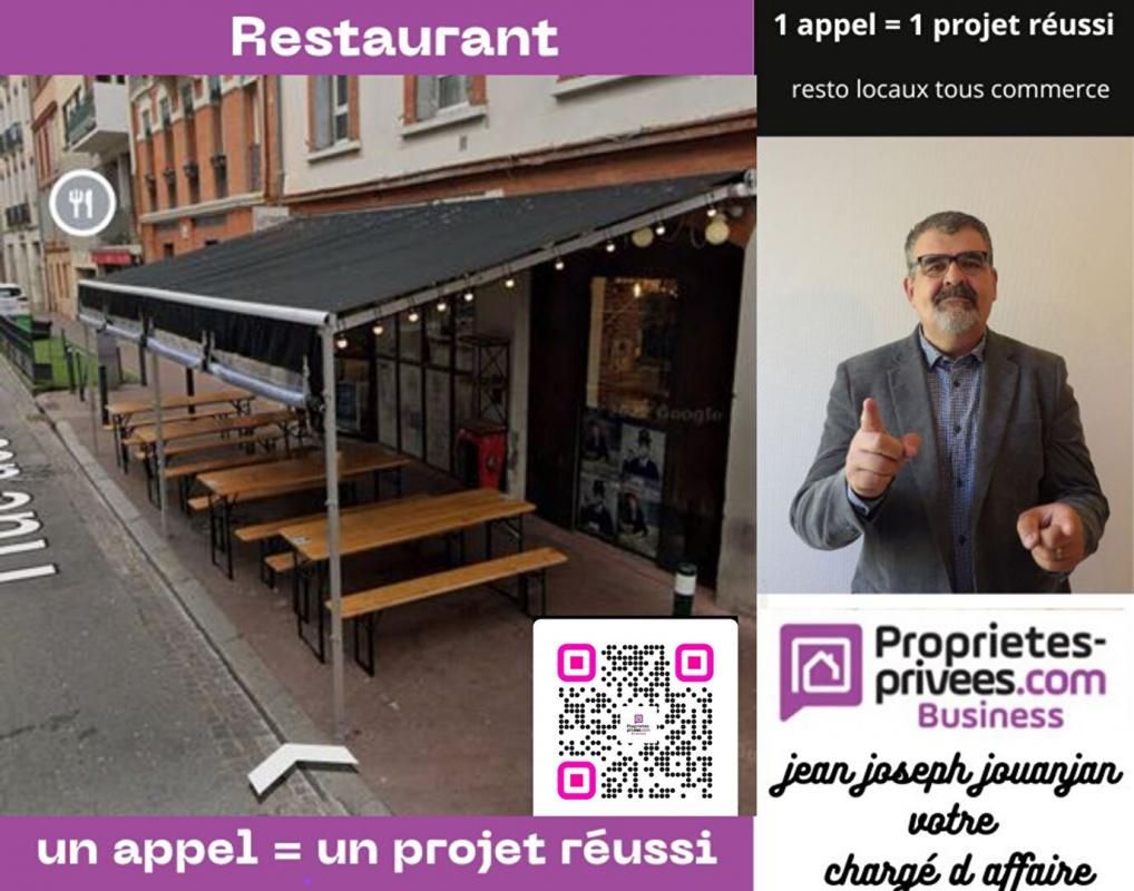 TOULOUSE 31000 TOULOUSE - RESTAURANT, TERRASSE,  SECTEUR WILSON 4