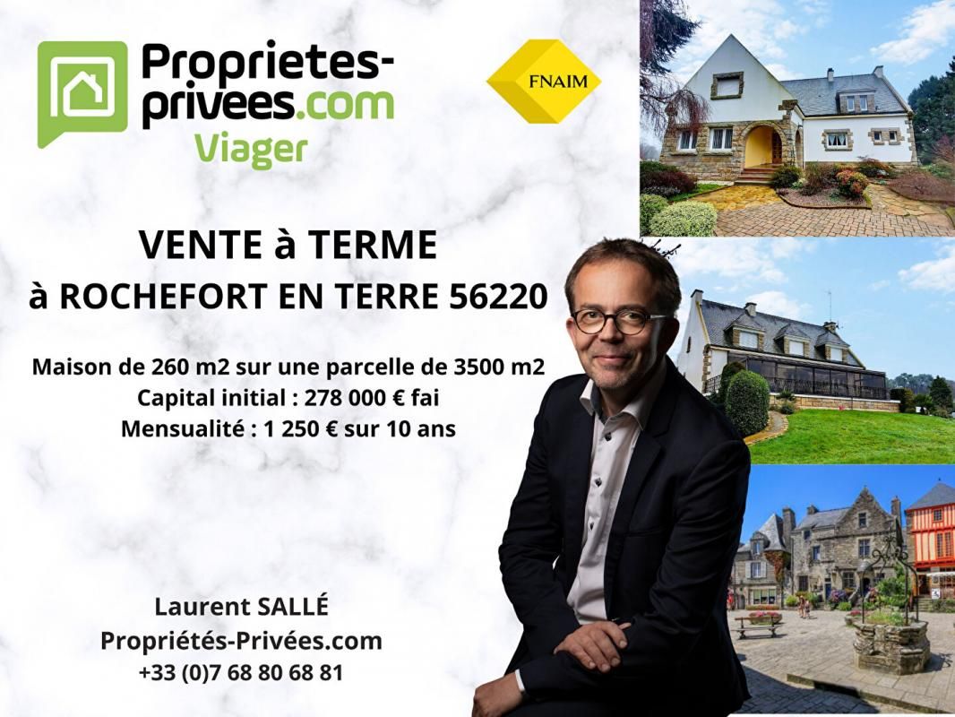 ROCHEFORT-EN-TERRE VIAGER LIBRE à TERME Maison 9 pièce(s) 260 m2 1