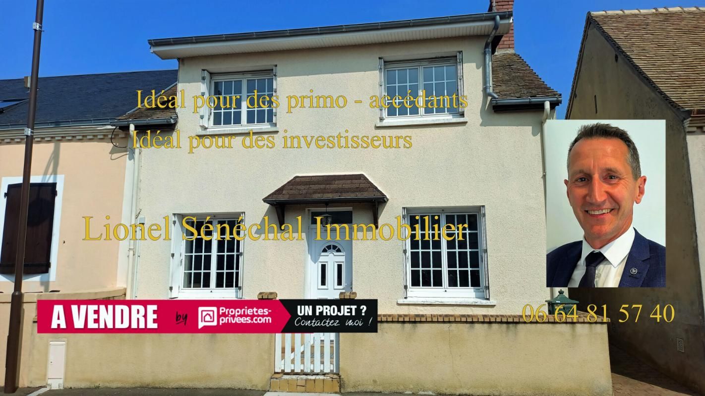 Maison de bourg 6 pièces 82 m2 sur une parcelle de 200 m2