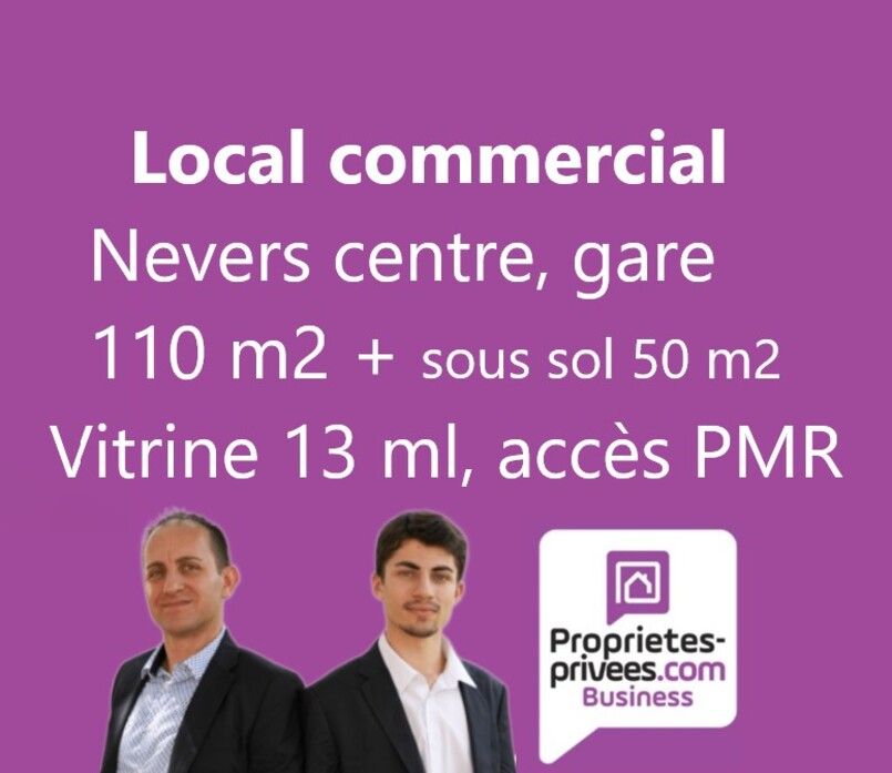 NEVERS - LOCAL COMMERCIAL, BUREAUX, GRANDE VITRINE