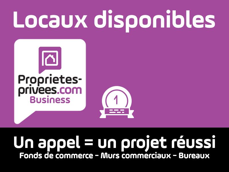 Local commercial  60 m2 Axe passant situé face à un supermarché - Parking vaste et libre