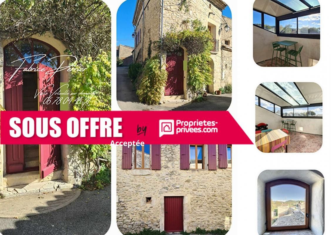 PORTES-EN-VALDAINE Maison en pierre 112m2 avec terrasse couverte 1