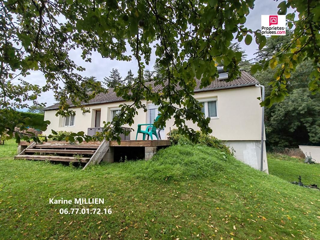 SAINT LUBIN DES JONCHERETS 28350 - Maison individuelle de plain-pied avec 3 garages - Terrain - 228500  HAI