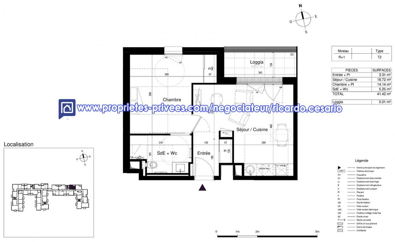 LOCTUDY Appartement Loctudy 2 pièce(s) 41.42 m2 2