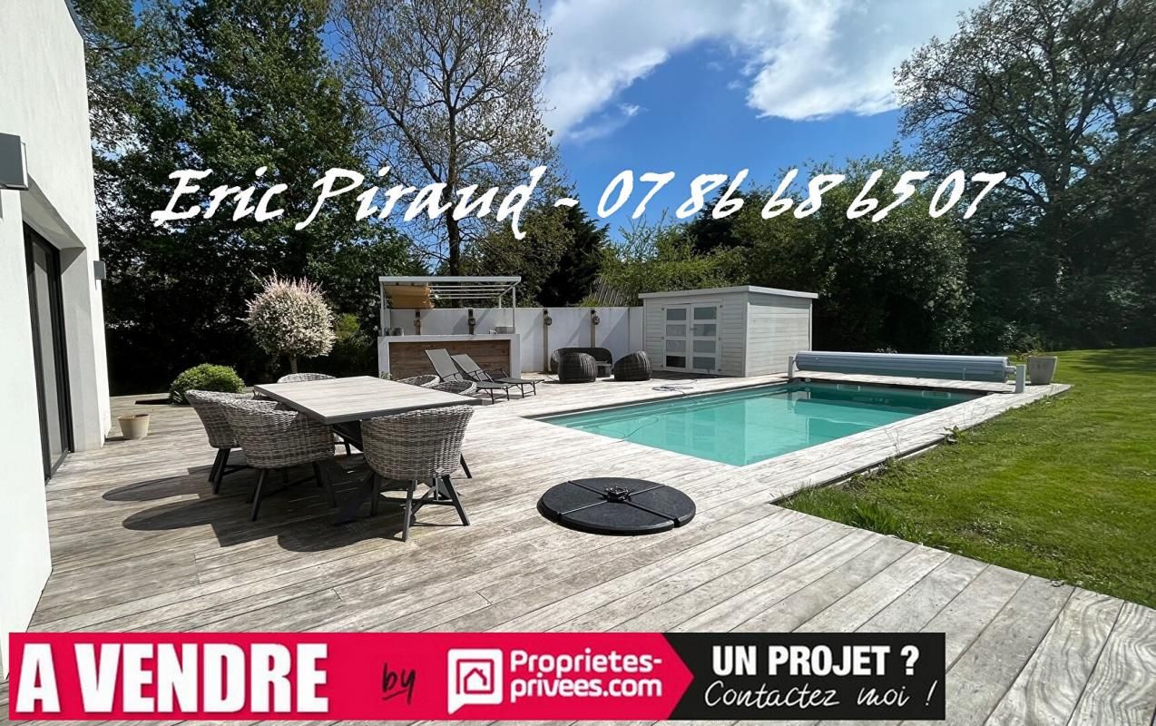 Herbignac - Maison plain-pied 175 m²  - 6 pièces - piscine chauffée