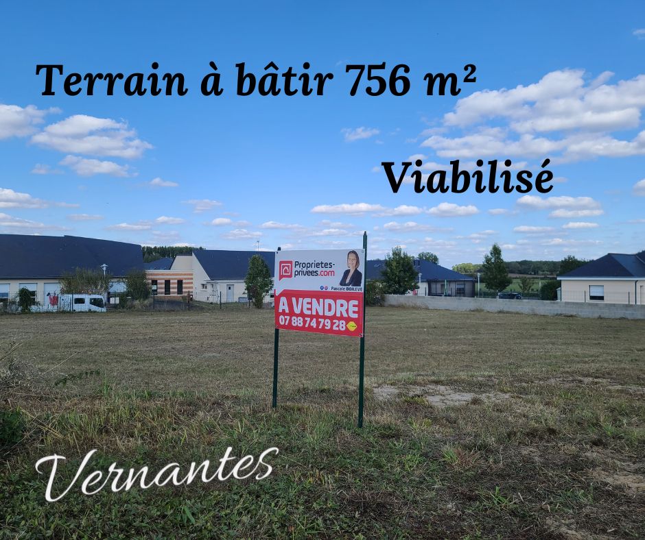 Terrain à bâtir viabilisé - 756 m² - 15 min de SAUMUR