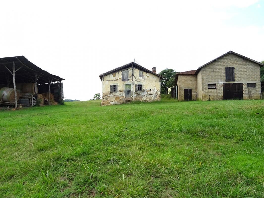 Landes 40700 Sainte-Colombe, corps de ferme avec 21ha 50a de terres