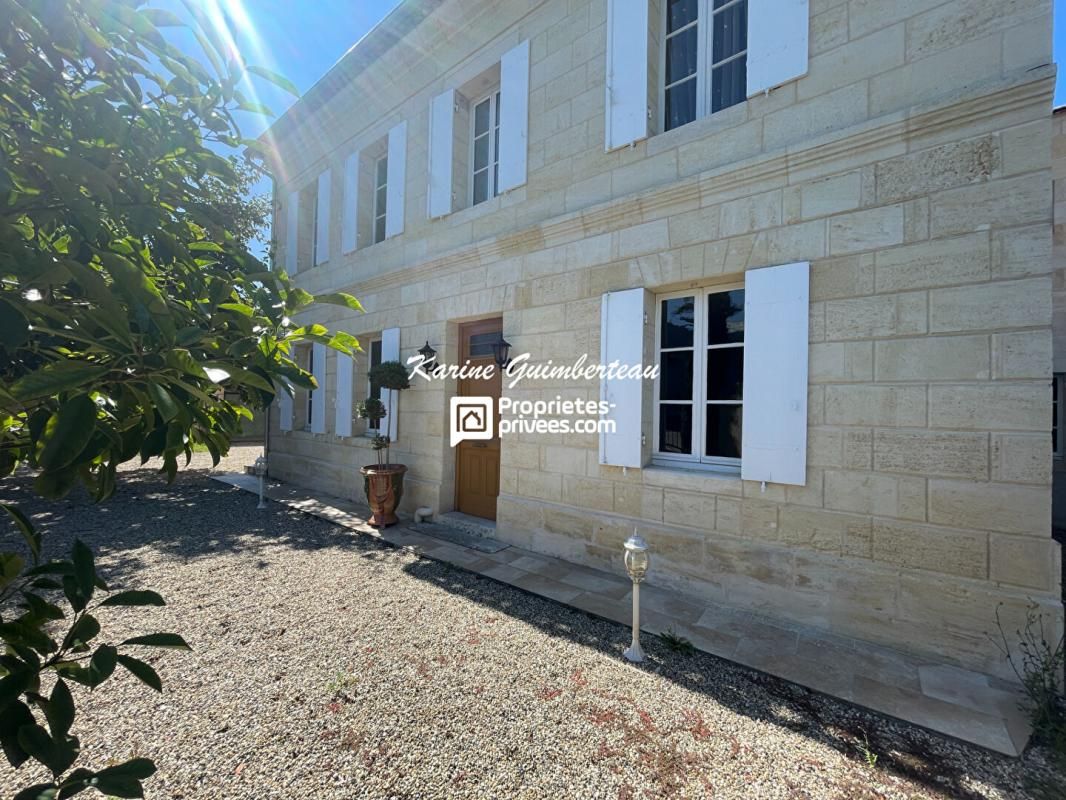 Libourne-Dagueys  - Maison en pierre avec jardin & piscine