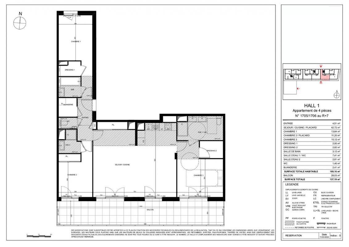 SAINT-LAURENT-DU-VAR Appartement  4 pièces VUE  MER 3