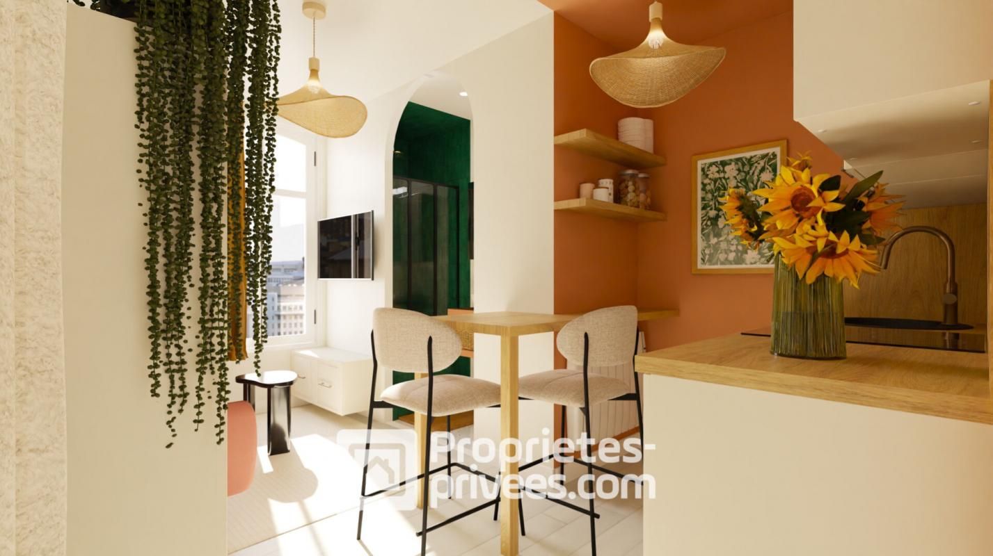 Appartement Paris 1 pièce - 12.87 m2