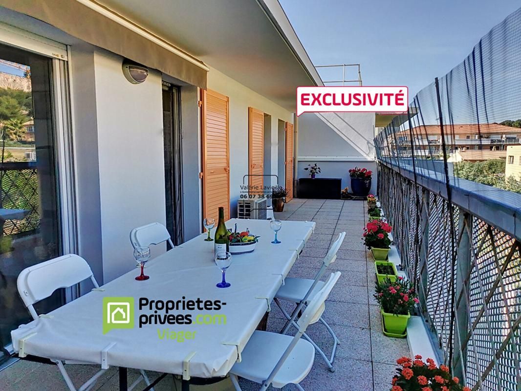 VITROLLES (13) - Exclusivité - VENTE A TERME OCCUPEE - TYPE 4 DERNIER ETAGE + TERRASSE