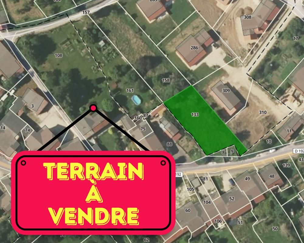 70190 - RECOLOGNE LES RIOZ - Terrain 1054 m² - Prix : 28000  honoraires charge vendeur