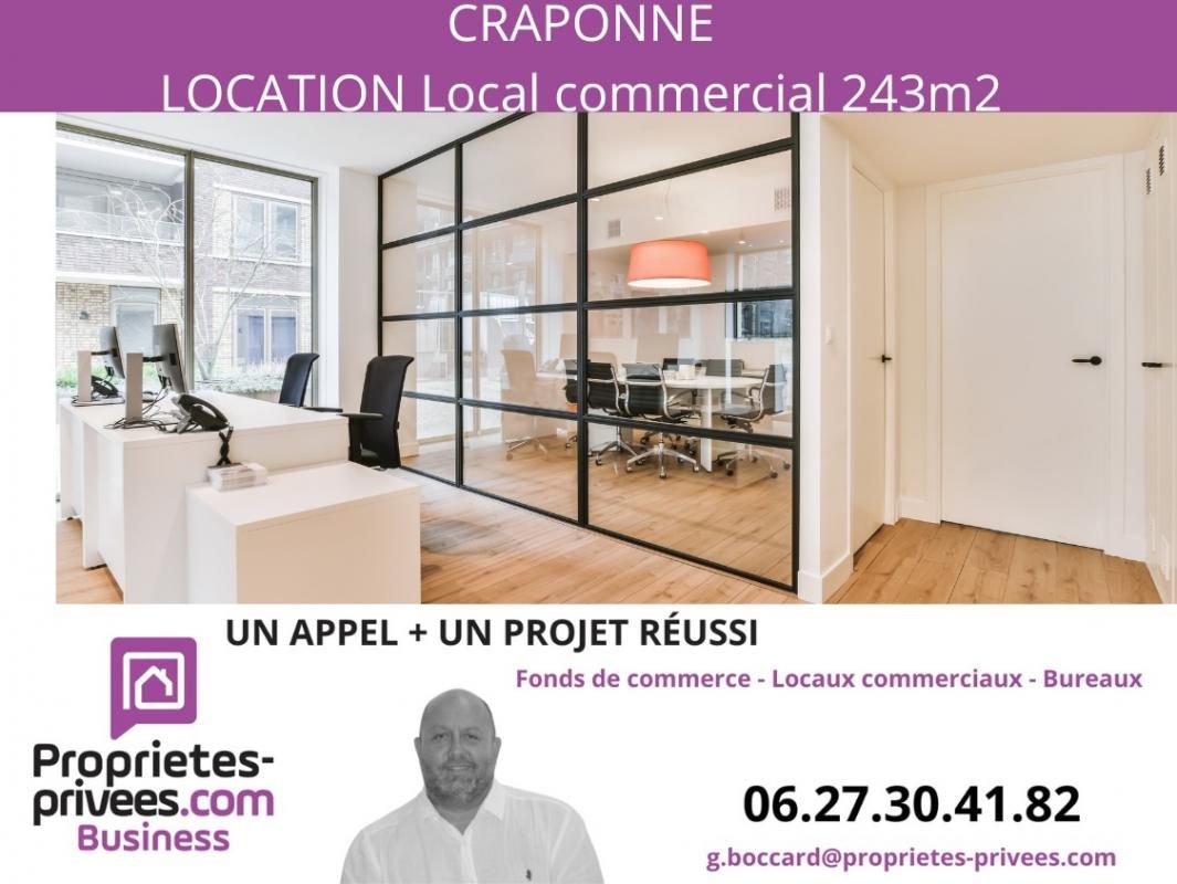 69290 CRAPONNE - LOCATIONLOCAL COMMERCIAL 246 m²