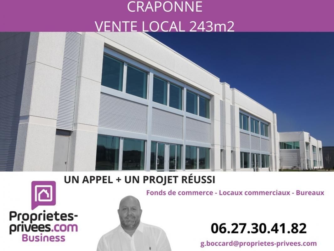 CRAPONNE CRAPONNE - MURS COMMERCIAUX LIBRES, Local commercial 246 m², Emplacement N°1 1