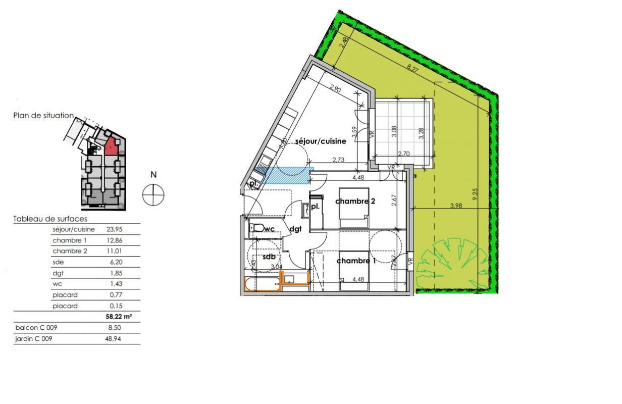 SAUVIAN Savourez le charme méditerranéen. Appartement T3, bacon et grand jardin 2