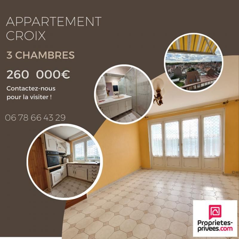 CROIX Appartement 4Pièces 5e étage