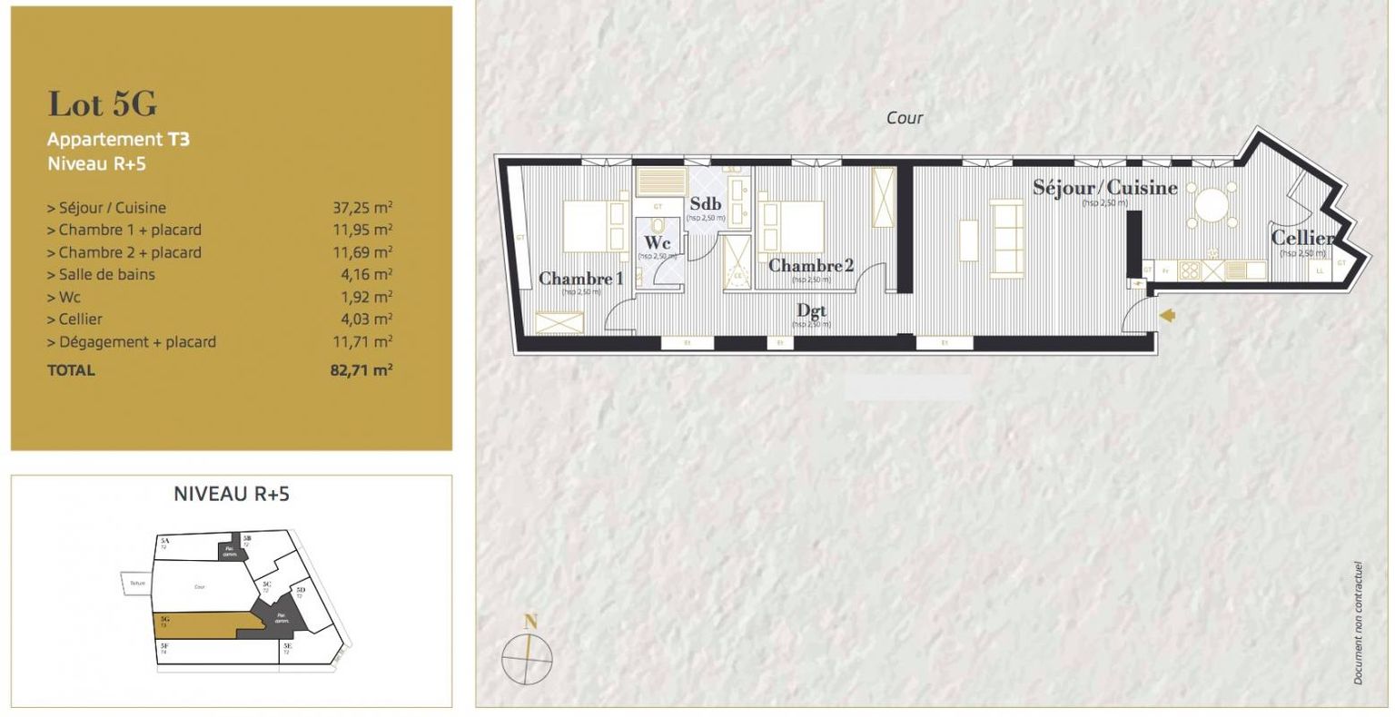 NANTES Appartement Nantes 3 pièce(s) 82.71 m² 4