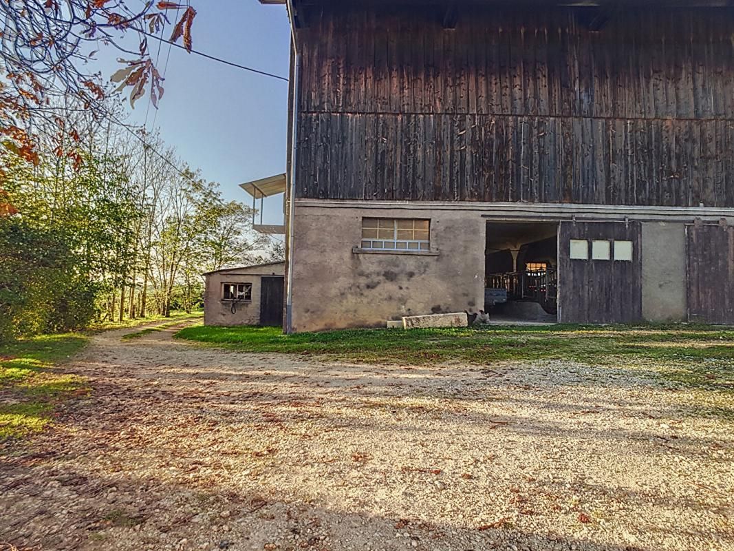 COURCHATON Grande ferme datant de 1960 avec 4 hangars/étables et 8 ha de terrain, en dehors du village avec une vue magnifique 2