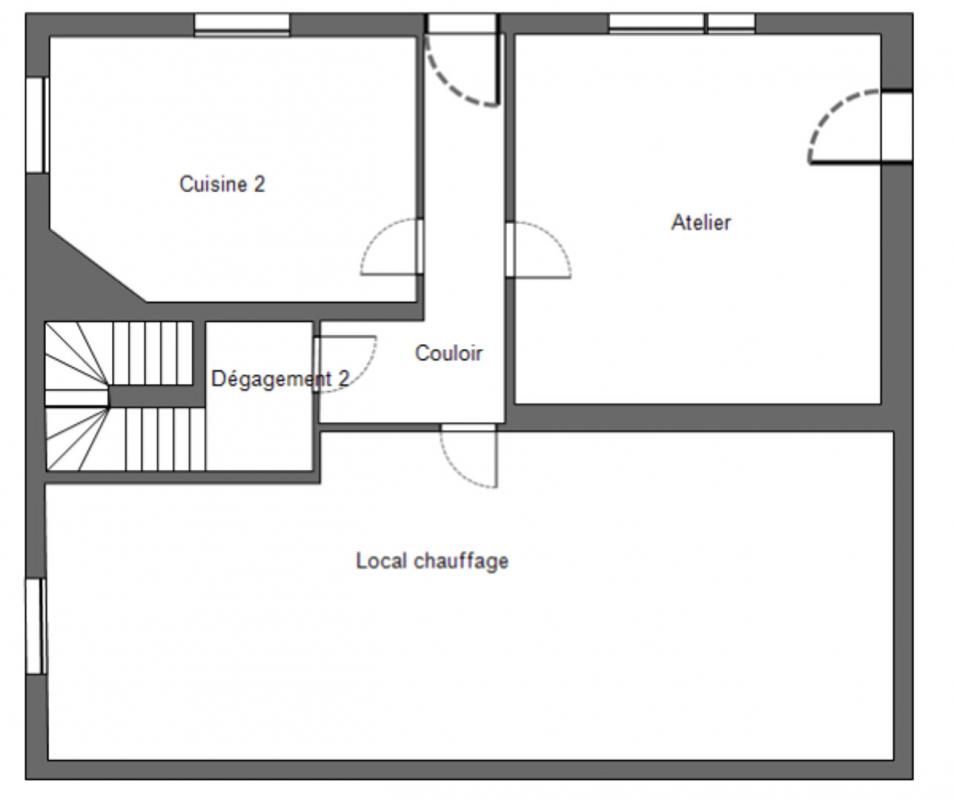 SAINT-HERNIN 29270 Saint Hernin maison 4 chambres sous sol complet garages sur 3500 m² 4