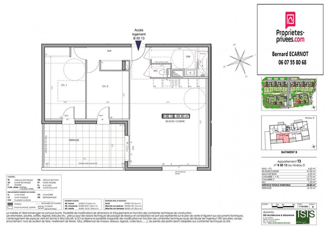 CLAIX Appartement T3 - Terrasse 16,70m² 2