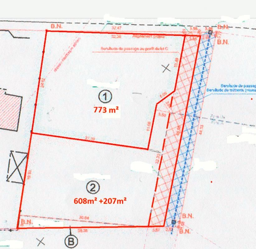 ROZIERES-EN-BEAUCE Terrain constructible  Rozieres En Beauce 773 m2 premier rang 2