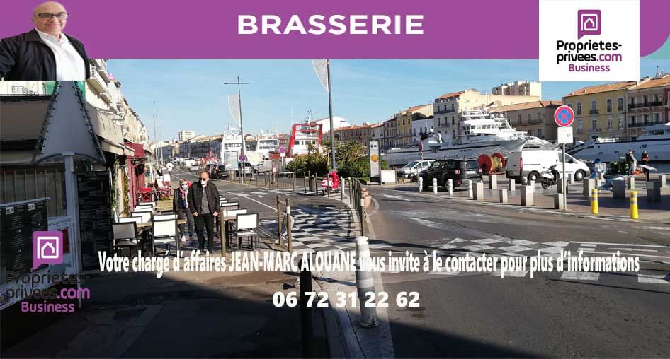 34200 SETE - BAR, CREPERIE, GLACE, SNACKING, SALADERIE avec LOGEMENT