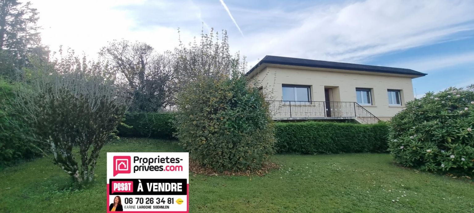 BELLE MAISON SUR SOUS-SOL de 92.5 m2 - 3 CHAMBRES -15 ares de terrain