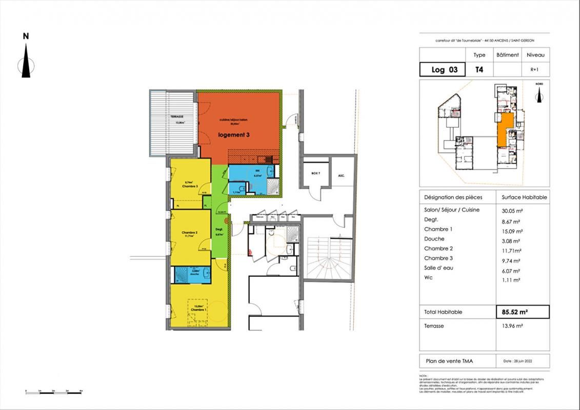 ANCENIS Appartement 4 pièces 85 m2 3