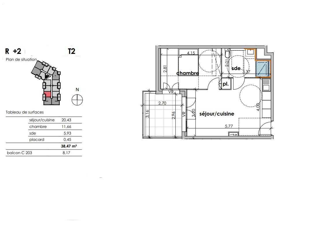 SAUVIAN Savourez le charme méditerranéen. Appartement T2, avec bacon exposé Ouest 2