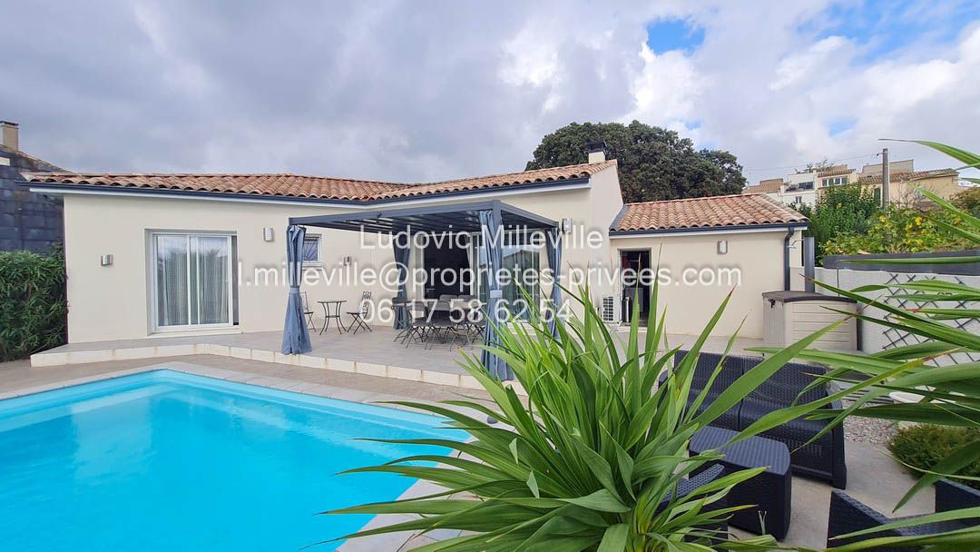 AUTIGNAC jolie villa 90m² sur 465 m² avec piscine et vue montagne 2