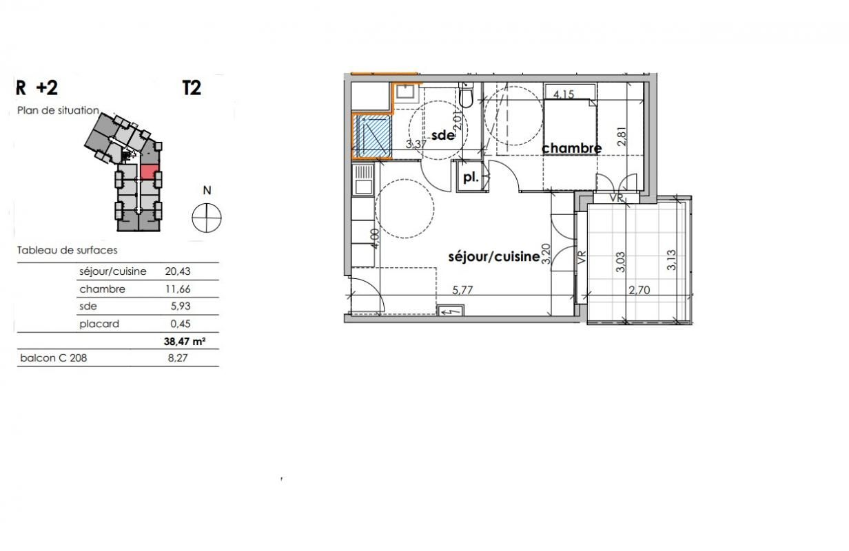 SAUVIAN Savourez le charme méditerranéen. Appartement T2, avec bacon exposé Ouest 2