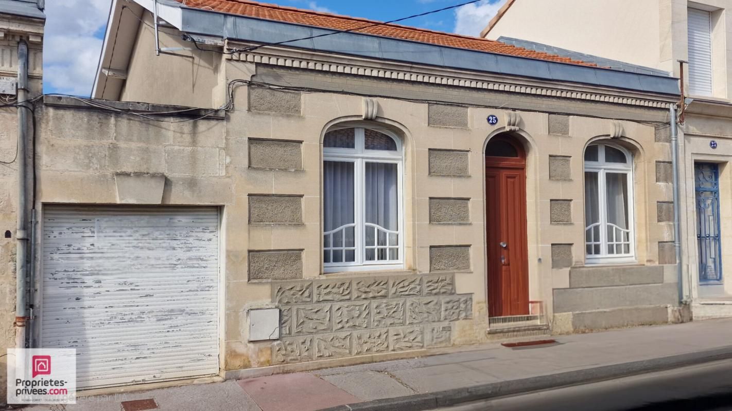 BORDEAUX ST AUGUSTIN 33000 - Echoppe double avec petit garage et dépendance