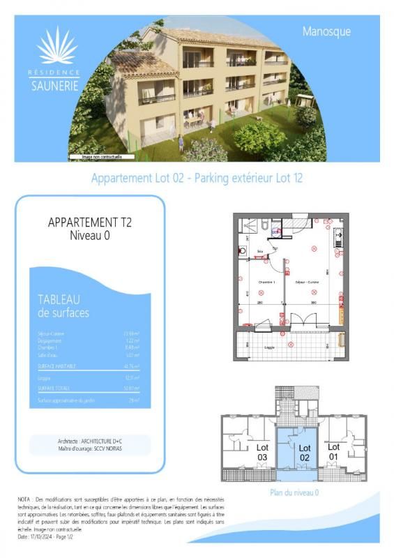 MANOSQUE Appartement Manosque 2 pièces 42 m² avec jardin privatif - 185 000 Euros - 3