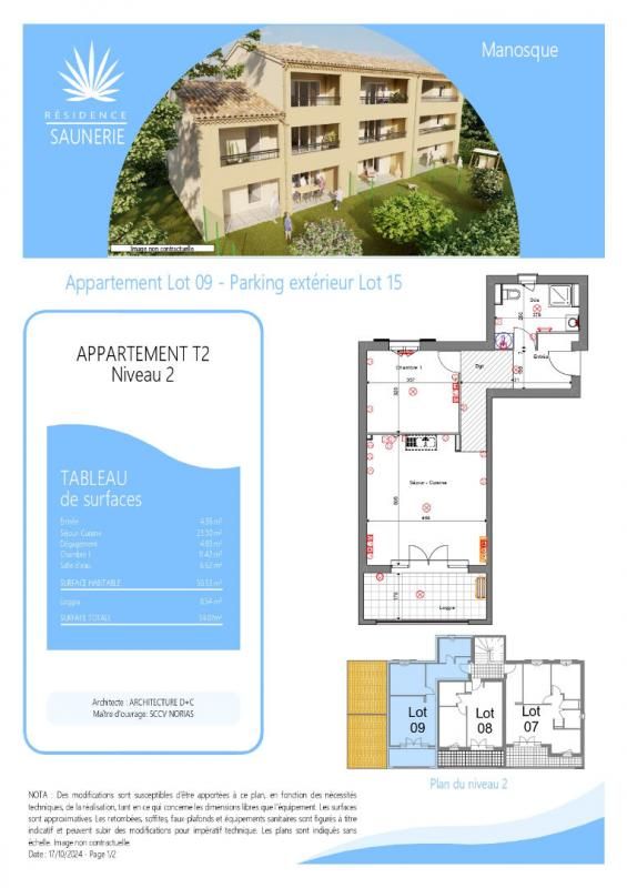 MANOSQUE Appartement Dernier Etage Manosque 2 pièces 51 m² - 199 000 Euros - 3